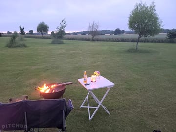 Firepits are available on site