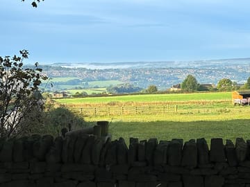 One of the many views from the paddock camping field