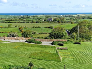 Sea views. and across the bottom field