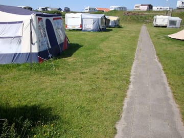 Pathway to the pitches