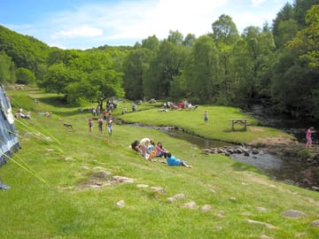 The main play area.