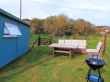 You'll have your own private garden with outdoor dining and barbecue area