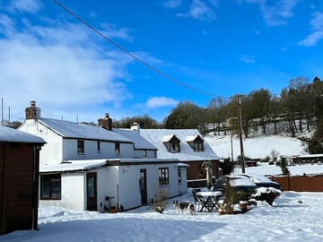 Winter view from the bunkhouse