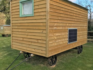 Solar-powered shepherd's hut