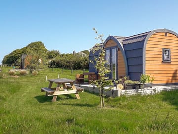 Each pod has a picnic area and terrace