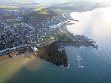 Stunning aerial view