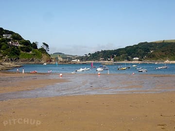 South sands beach and the salcombe estuary