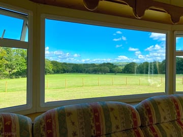 View from the caravan