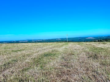 View from the campsite field