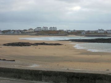 Blue flag beach at trearddur bay, near blackthorn farm