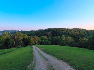 From the driveway