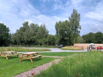 Picnic benches