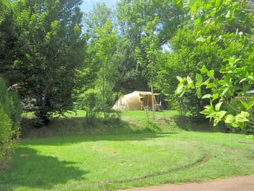 Comfortable pitch for a relaxing holiday