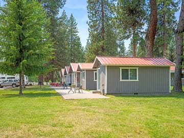 Exterior of the cabins