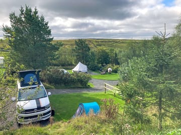Hardstanding and grass VW pitch