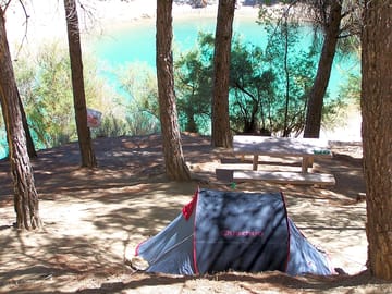 Camping by the lake