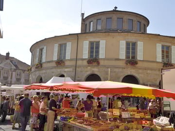 The round town hall of ambert