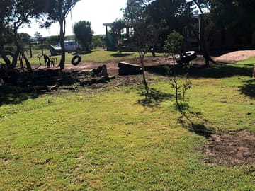 View over campsite