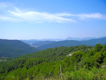 Volcanic peaks in the alta garrotxa