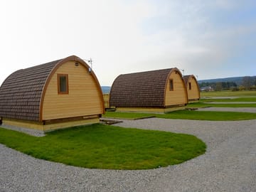 View of the pods