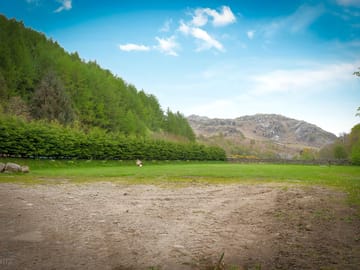 Grass and gravel pitches