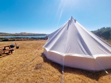 Views from the bell tent
