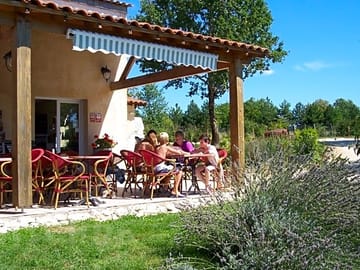 Dine alfresco outside our restaurant