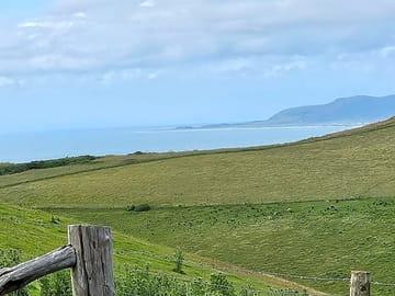 View from one of the top fields