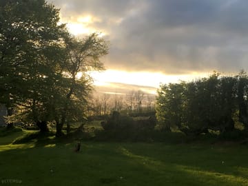 Spring sunset