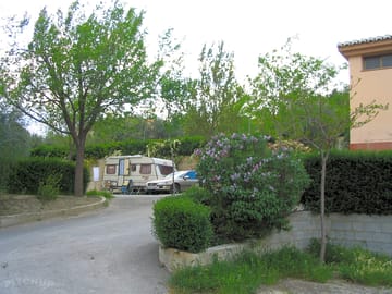 Toilet blocks and camping pitches