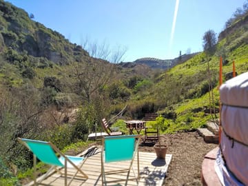 View towards the east from the terrace