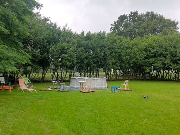 The swimming pool