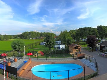 Over the site
