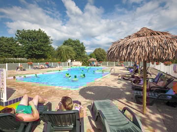 Cool off in the swimming pool