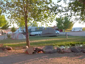 Wide grassy sites