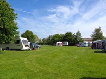 Field for caravans and motorhomes