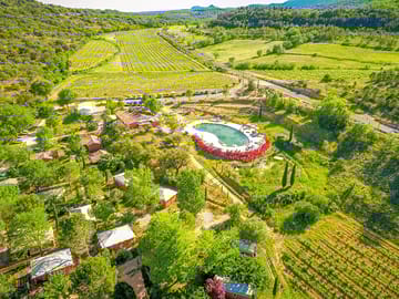 Aerial view of the site
