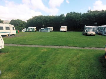 Spacious grassy pitches