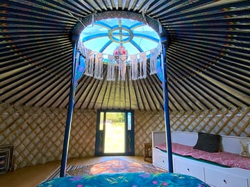 Yurt interior