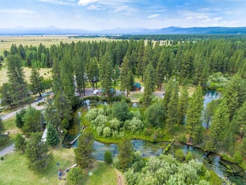Aerial view of the park