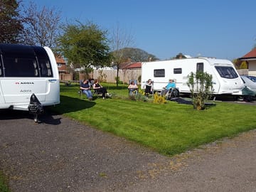 Sunny day at the site