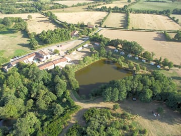 Aerial view of the site