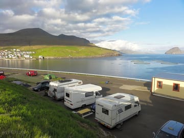 Pitches overlooking the water