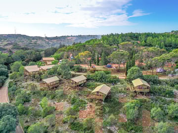 Aerial view of the site