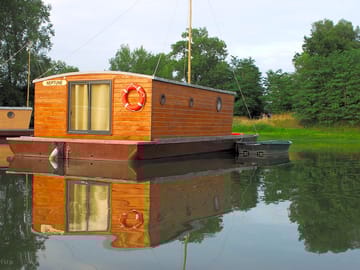 View of the floating lodge