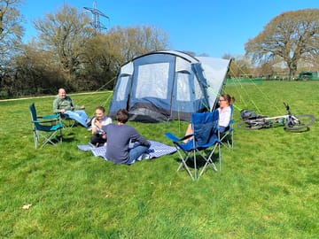 One of the grass pitches