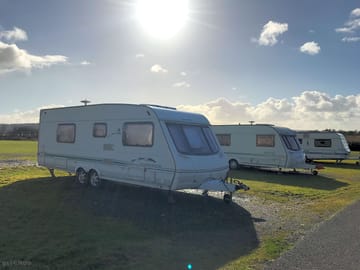 Well-spaced hardstanding pitches