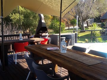 Braai pool deck area