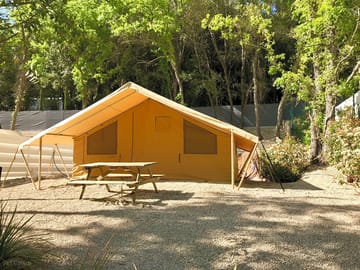 Exterior of tent