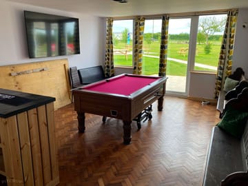 Pool room and darts